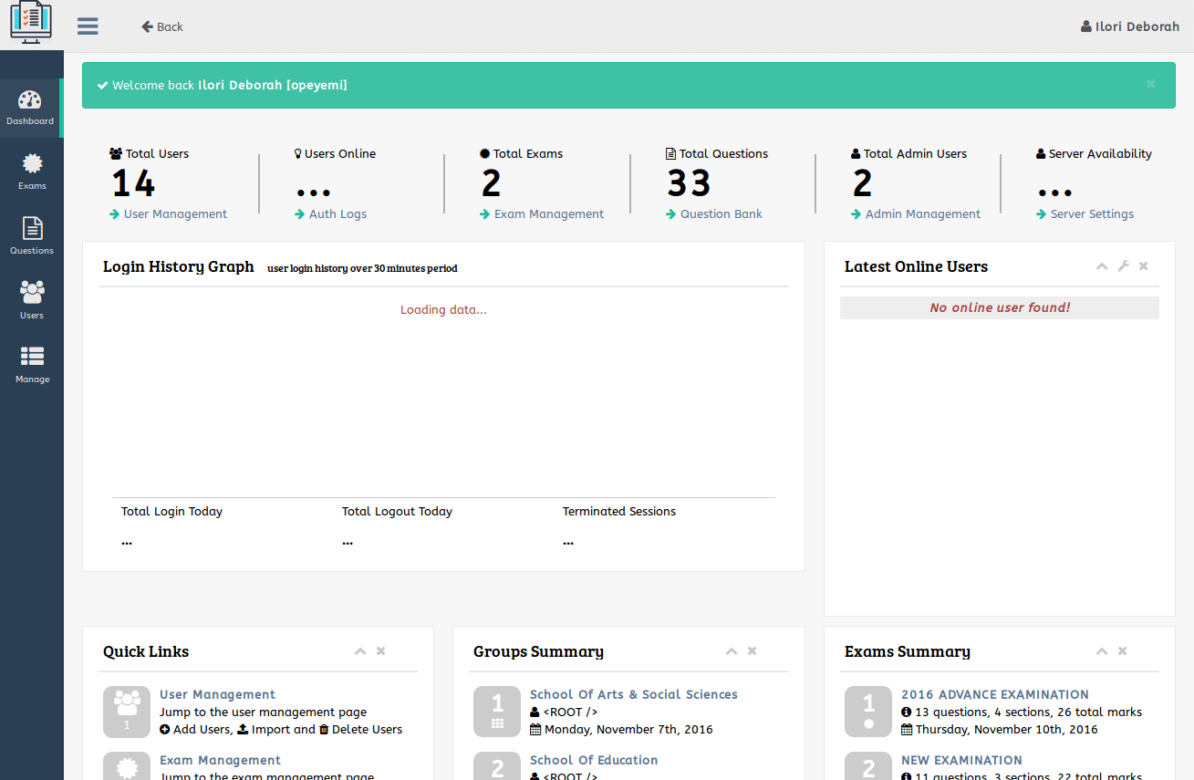 Computer Based Test, EACOED Oyo